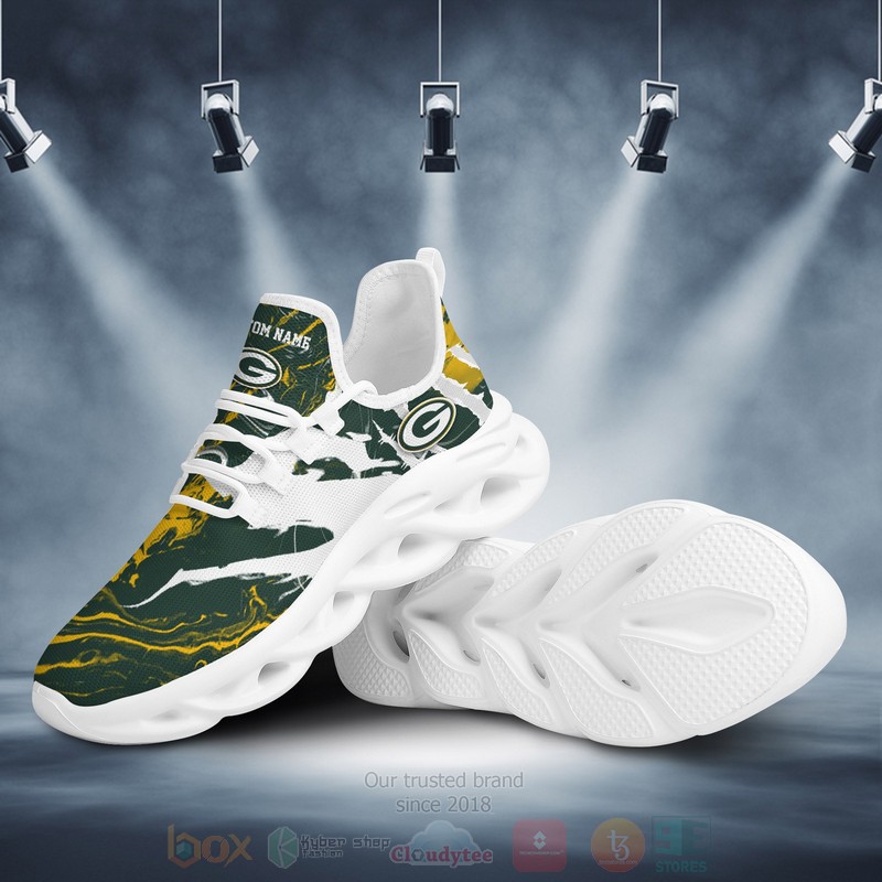 Green Bay Packers NFL American Custom Name Clunky Max Soul Shoes 1
