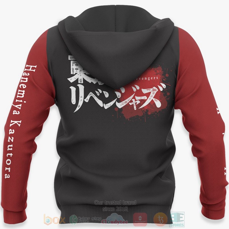 Hanemiya Kazutora Custom Anime Tokyo Revengers 3D Hoodie Bomber Jacket 1 2 3 4