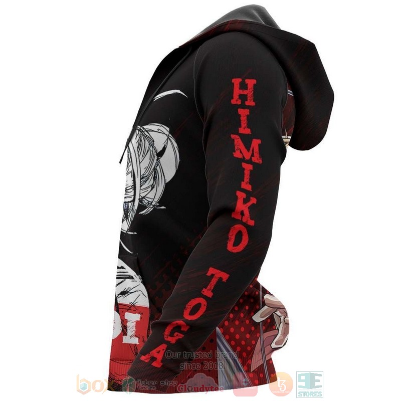 Himiko Toga Sugoi My Hero Academia Anime 3D Hoodie Bomber Jacket 1 2 3 4 5