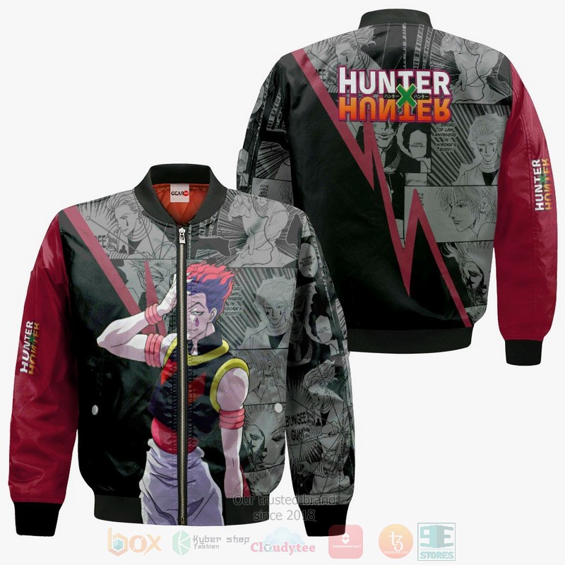 Hisoka Custom Hunter x Hunter Anime Manga 3D Hoodie Bomber Jacket 1 2 3