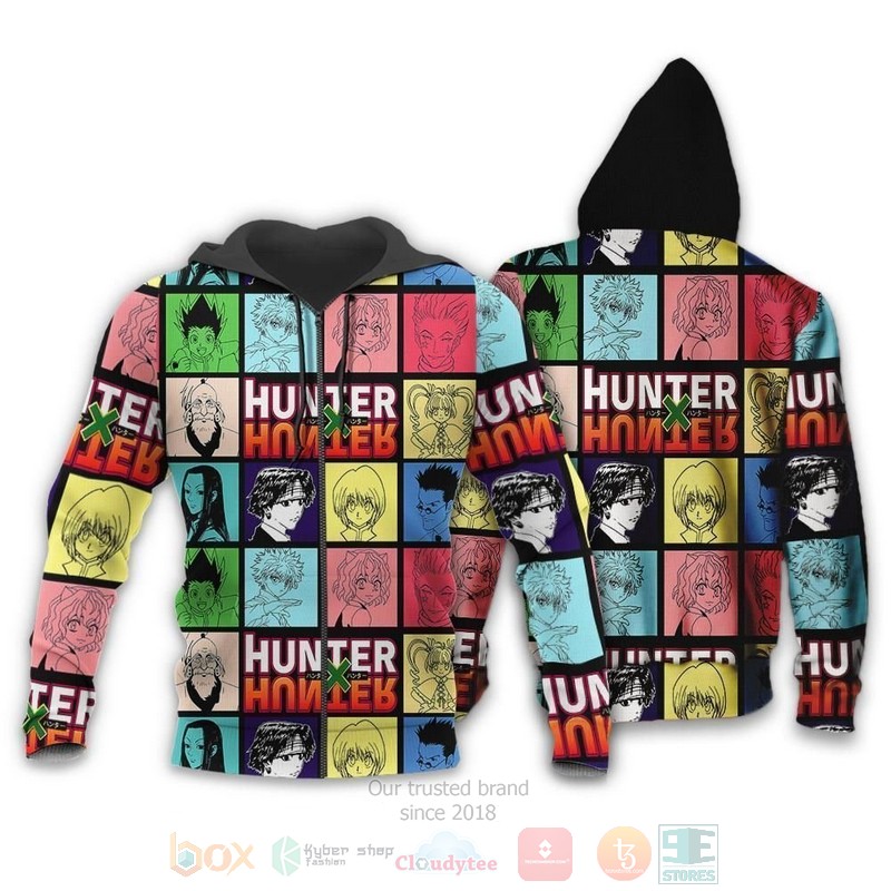 Hunter x Hunter Characters Anime 3D Hoodie Shirt 1 2