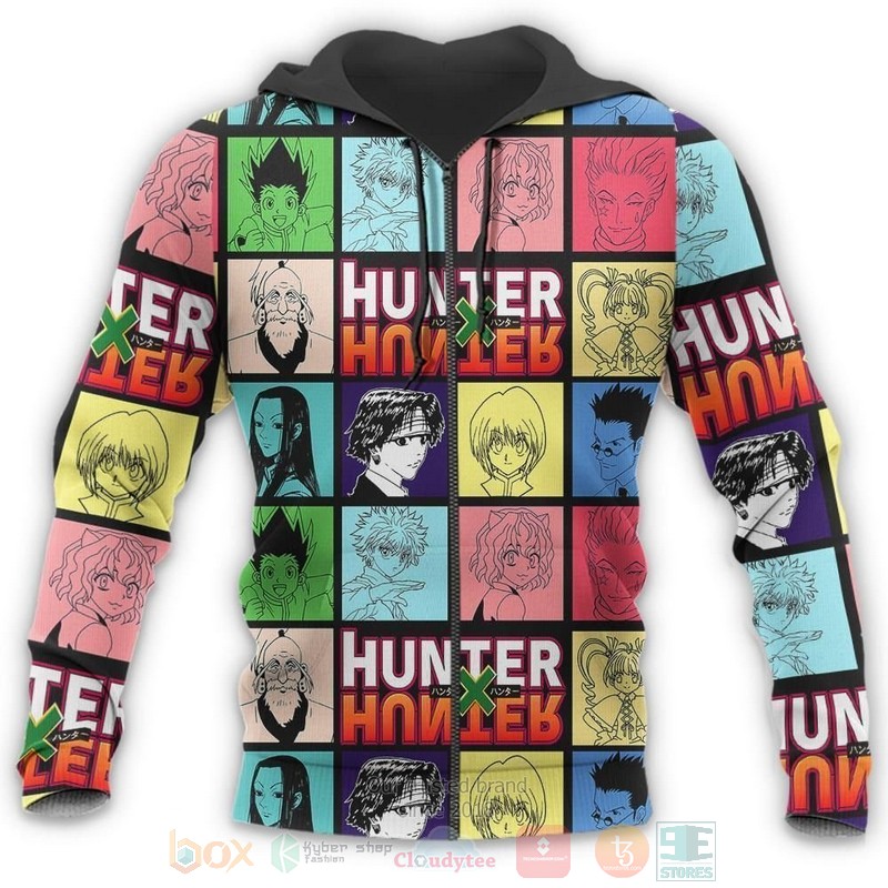 Hunter x Hunter Characters Anime 3D Hoodie Shirt 1 2 3 4 5 6 7