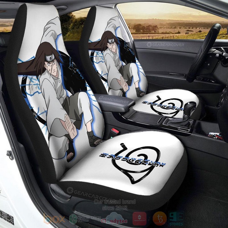 Hyuuga Neji Naruto Anime Car Seat Cover