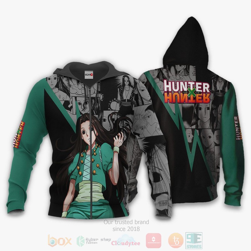 Illumi Zoldyck Custom Hunter x Hunter Anime Manga 3D Hoodie Bomber Jacket
