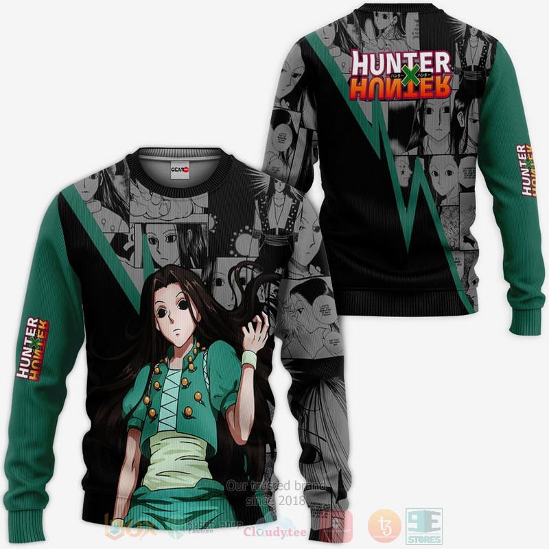 Illumi Zoldyck Custom Hunter x Hunter Anime Manga 3D Hoodie Bomber Jacket 1