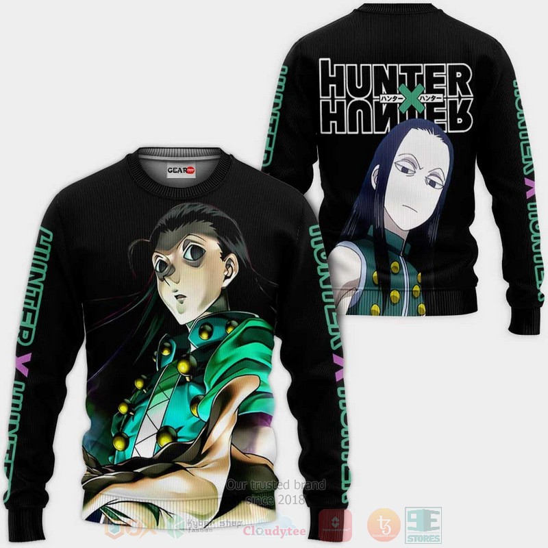 Illumi Zoldyck Custom Hunter x Hunter Anime 3D Hoodie Bomber Jacket 1