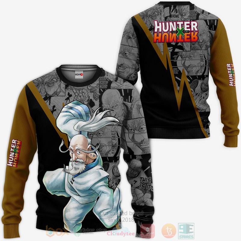 Isaac Netero Custom Hunter x Hunter Anime Manga 3D Hoodie Bomber Jacket 1