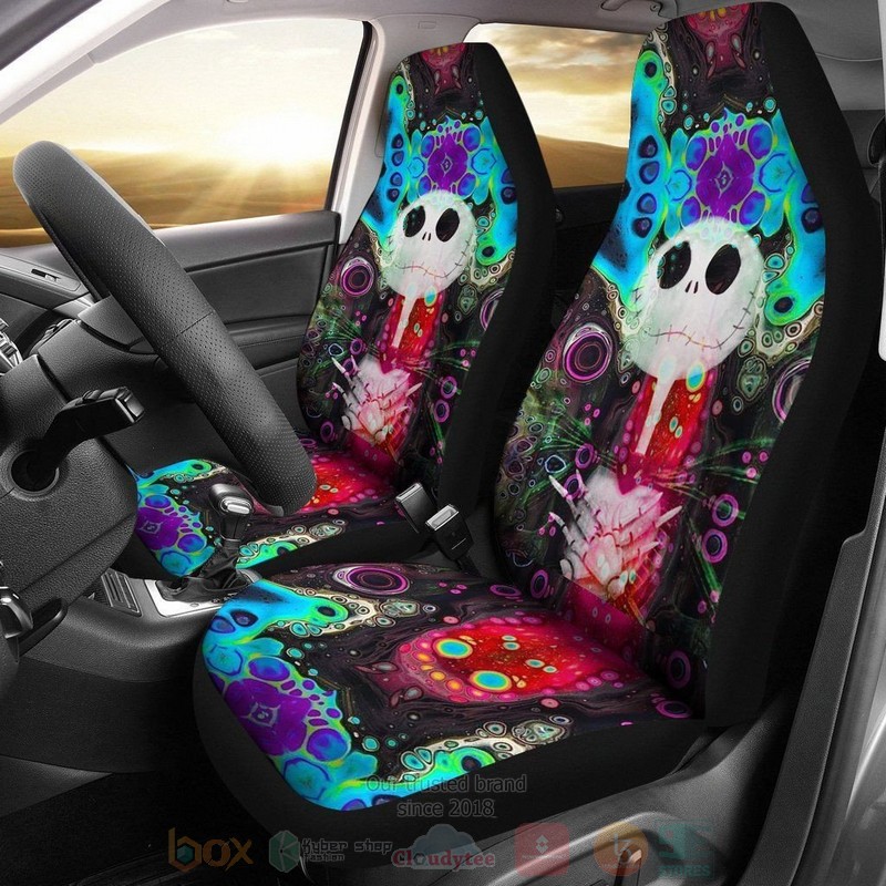 Jack Nightmare Before Christmas Colors Car Seat Cover