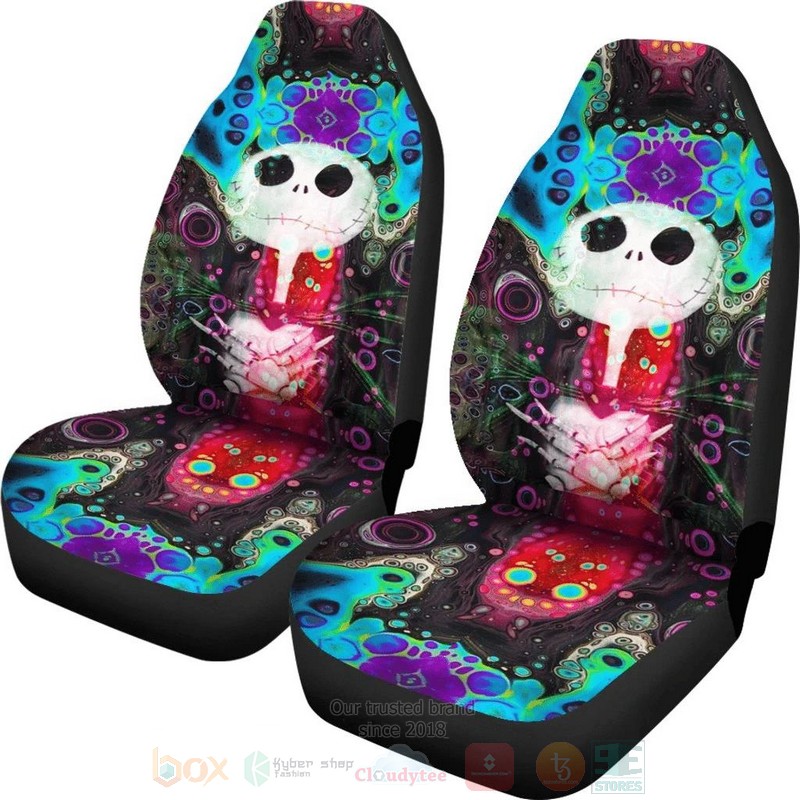 Jack Nightmare Before Christmas Colors Car Seat Cover 1