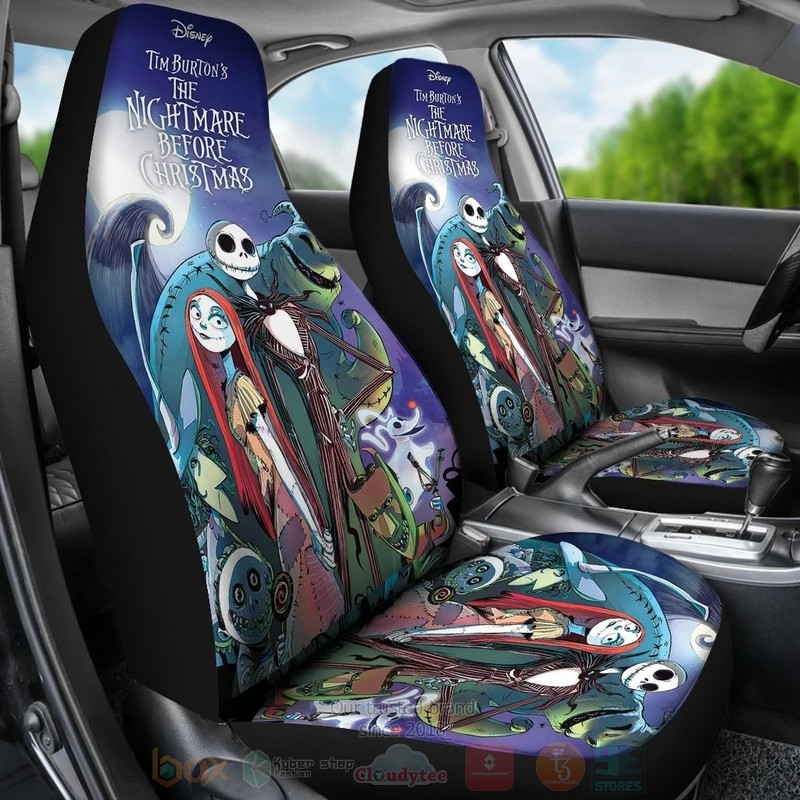 Jack and Sally Tim Burtons The Nightmare Before Christmas Car Seat Cover 1