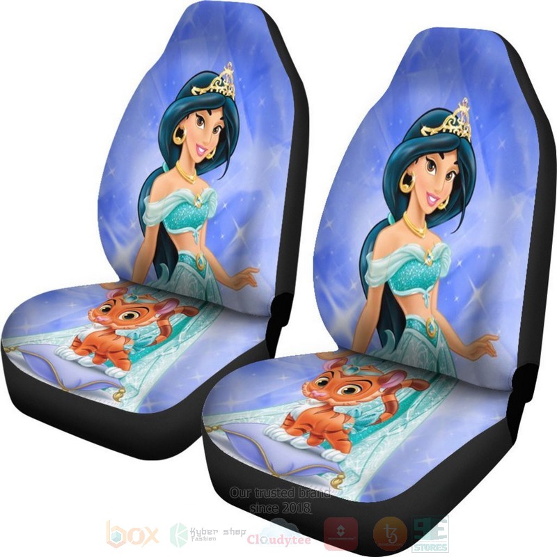 Jasmine and Rajah Aladdin Car Seat Cover 1
