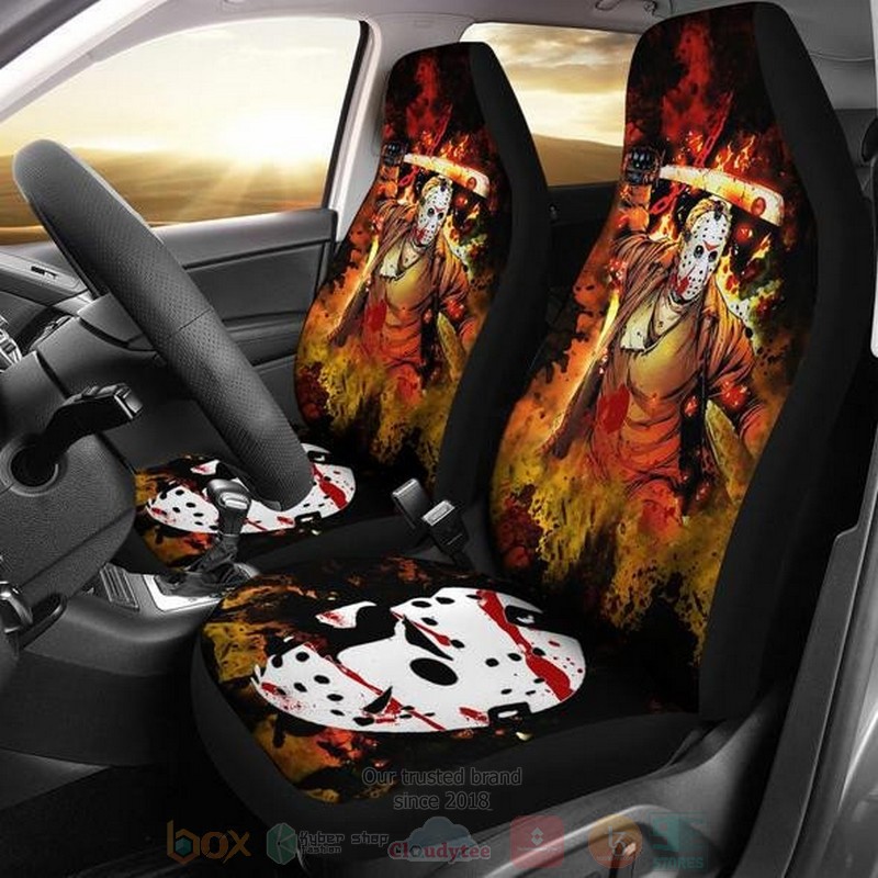 Jason Voorhees Halloween Car Seat Cover