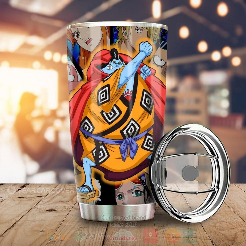 Jinbe and Friend One Piece Anime Tumbler