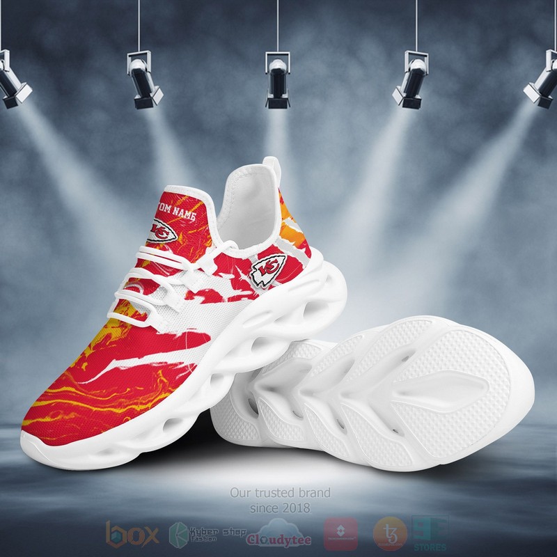 Kansas City Chiefs NFL American Custom Name Clunky Max Soul Shoes 1