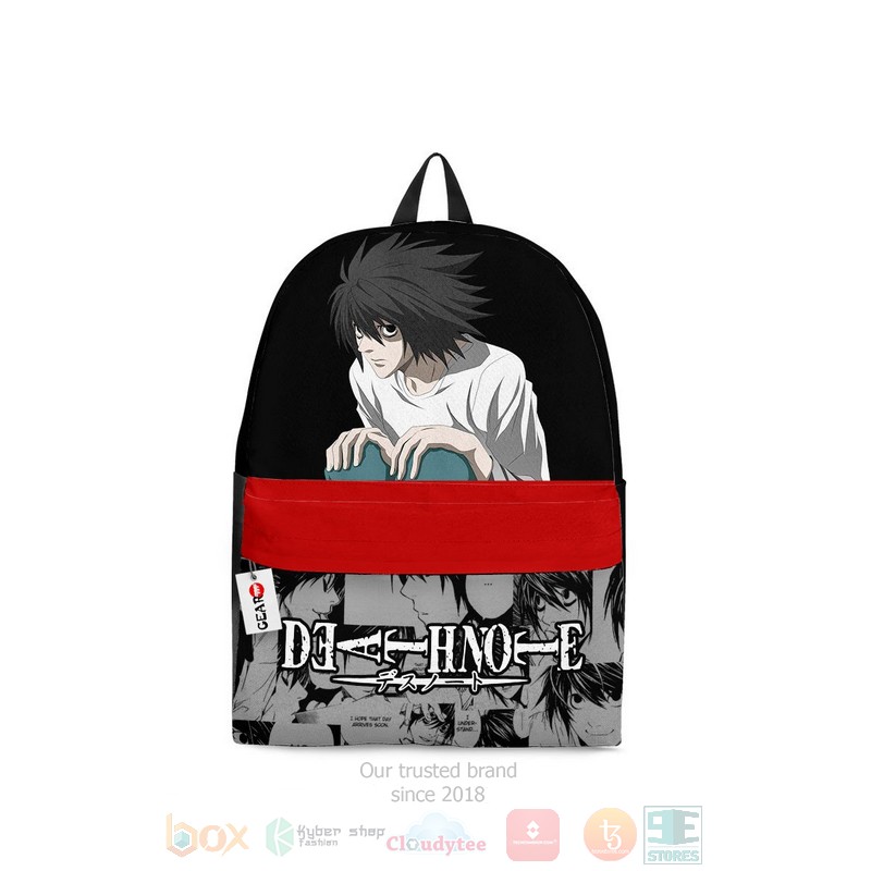 L Lawliet D note Anime Manga Backpack