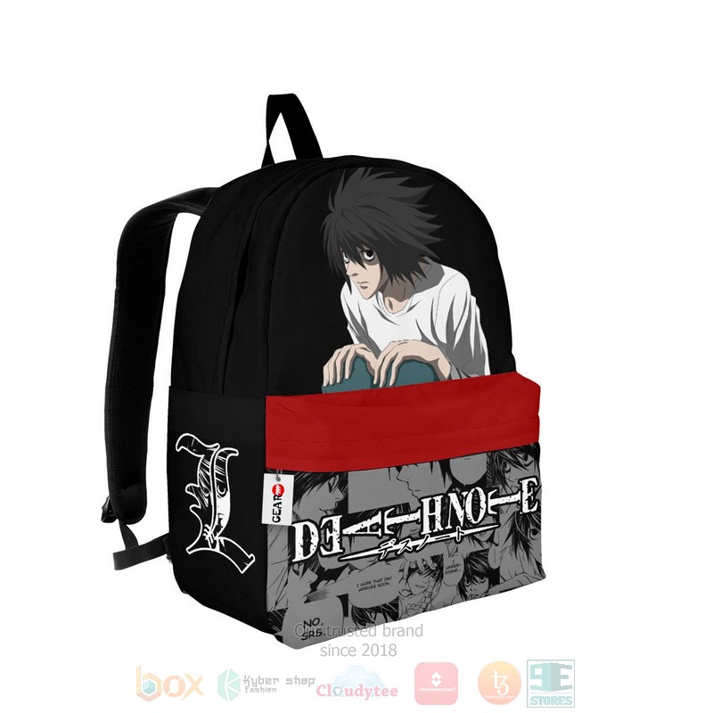 L Lawliet D note Anime Manga Backpack 1