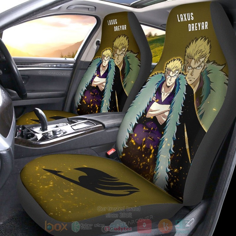 Laxus Dreyar Fairy Tail Anime Car Seat Cover 1