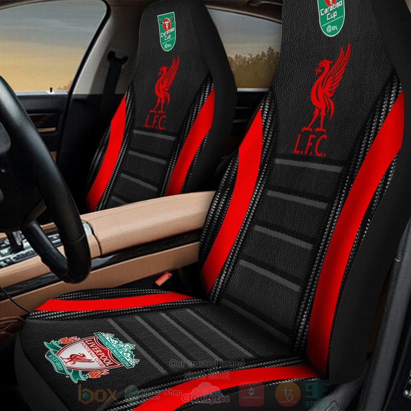 Liverpool Carabao cup Black Red Car Seat Cover