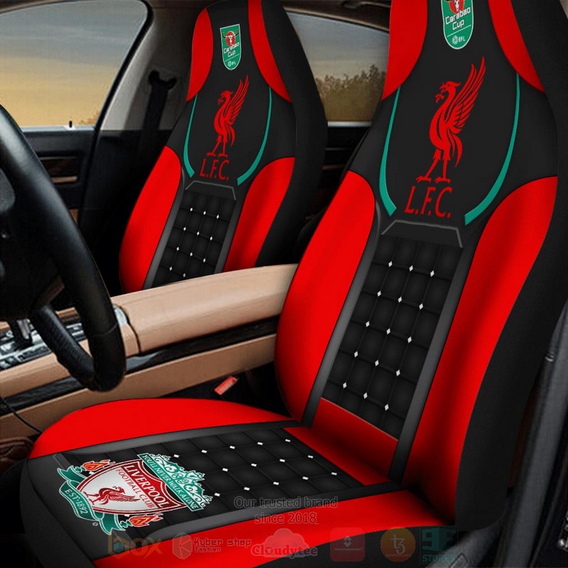 Liverpool Carabao cup Red Black Car Seat Cover