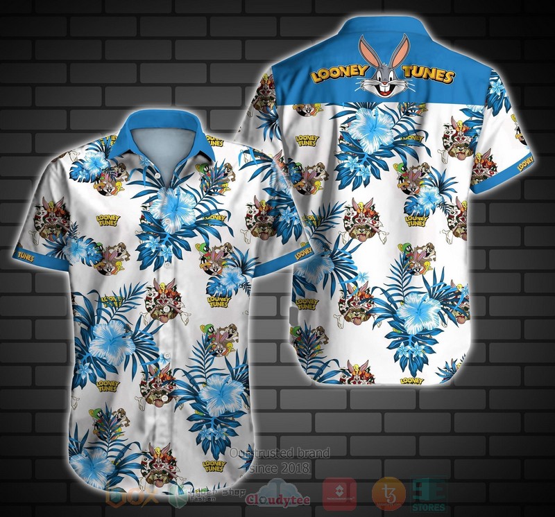 Looney Tunes Bugs Bunny Short Sleeve Hawaiian Shirt