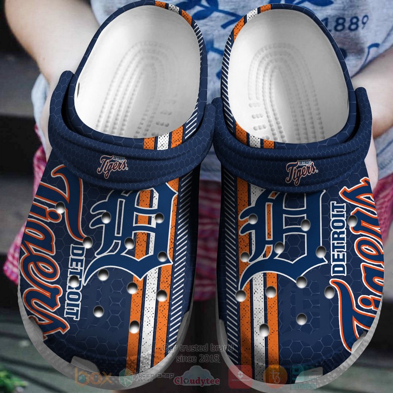 MLB Detroit Tigers Crocband Crocs Clog Shoes