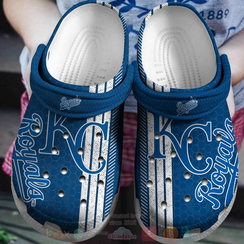 MLB Kansas City Royals Blue Crocband Crocs Clog Shoes