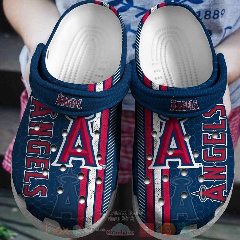 MLB Los Angeles Angels Blue Crocband Crocs Clog Shoes