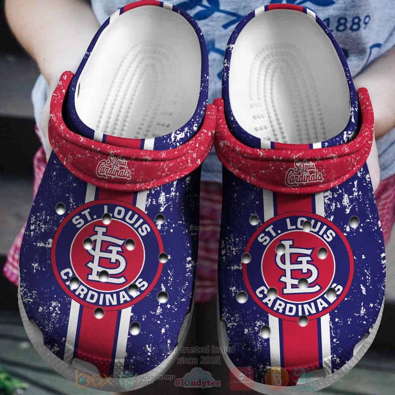 MLB St. Louis Cardinals Red Purple Crocband Crocs Clog Shoes