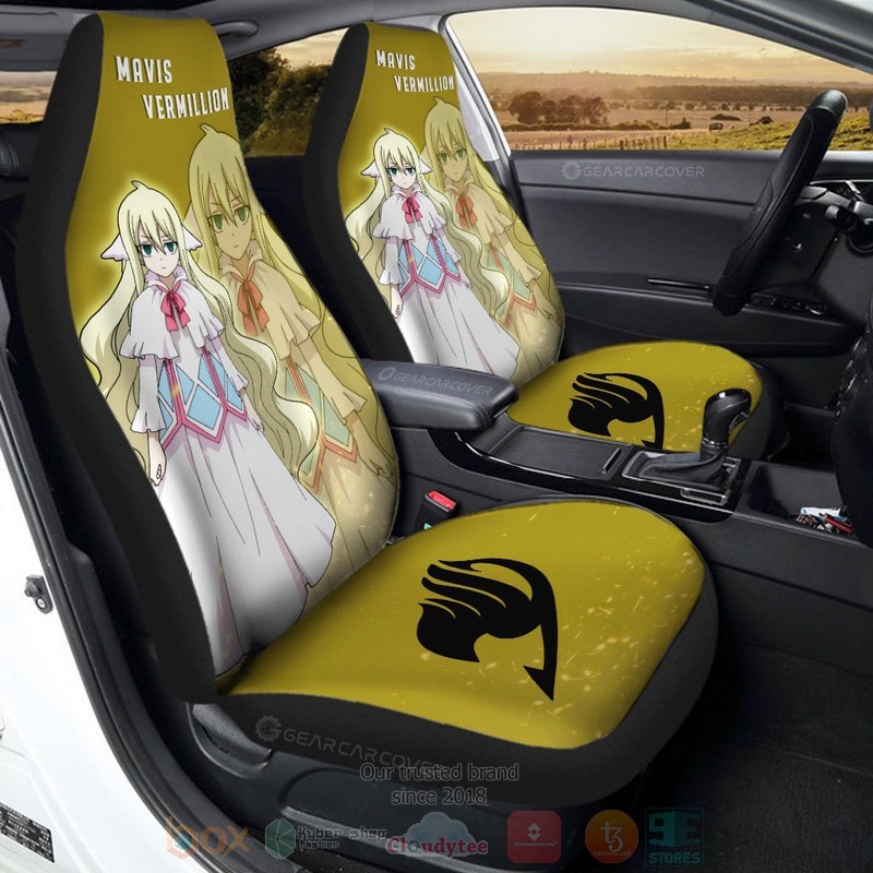 Mavis Vermillion Fairy Tail Anime Car Seat Cover