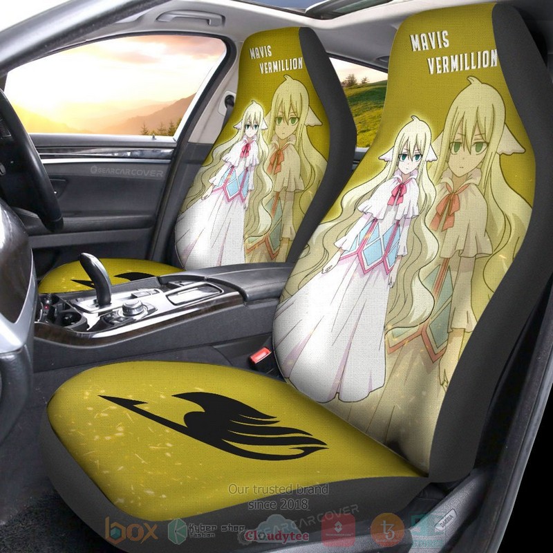 Mavis Vermillion Fairy Tail Anime Car Seat Cover 1
