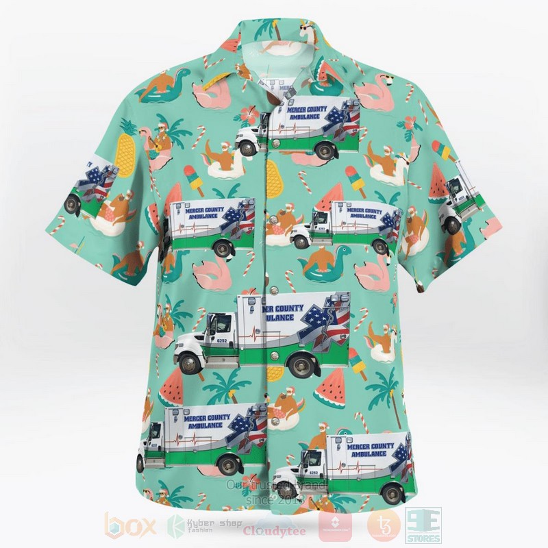 Mercer County Ambulance Service Hawaiian Shirt 1