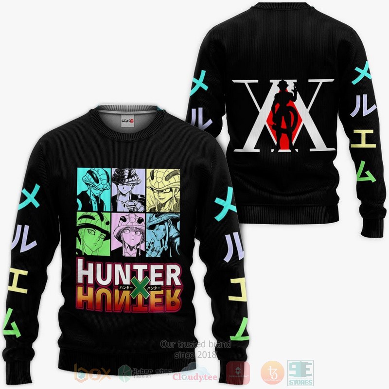 Meruem Custom Hunter x Hunter Anime 3D Hoodie Bomber Jacket 1