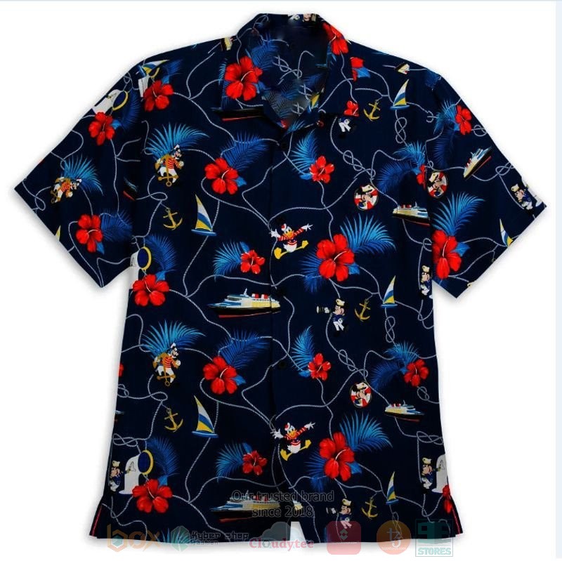 Mickey Mouse Disney Short Sleeve Hawaiian Shirt