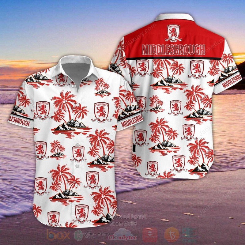 Middlesbrough F.C Hawaiian Shirt Short