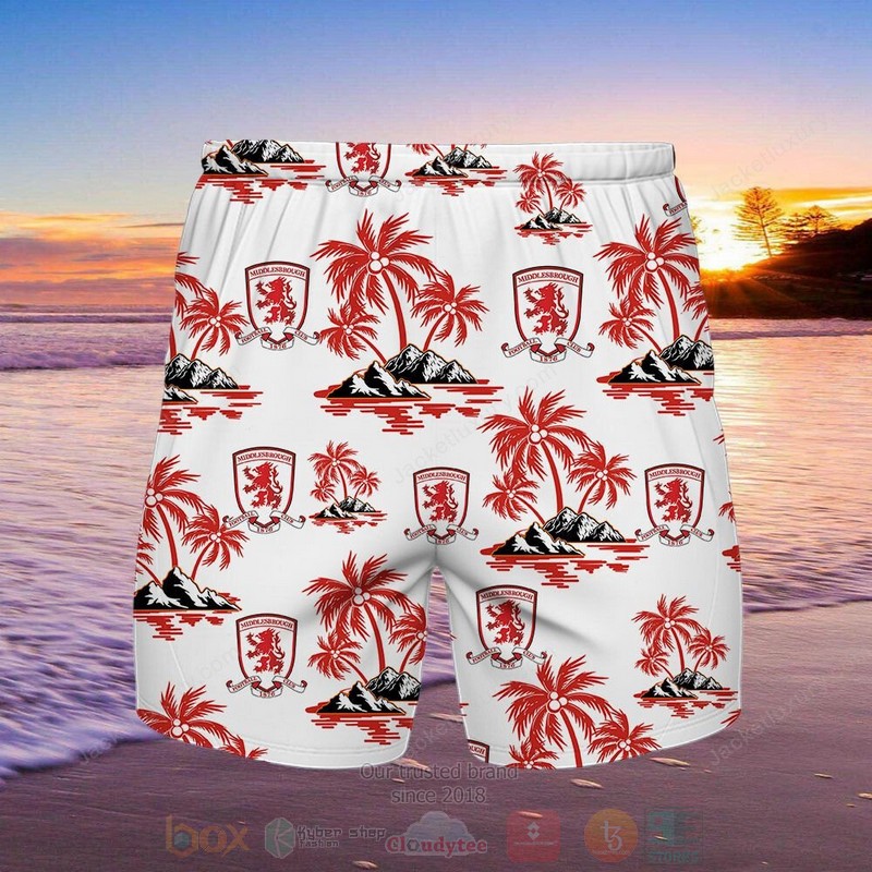 Middlesbrough F.C Hawaiian Shirt Short 1