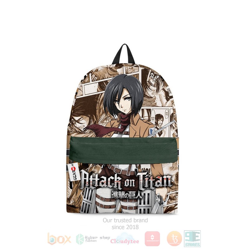 Mikasa Ackerman Attack on Titan Anime Manga Backpack