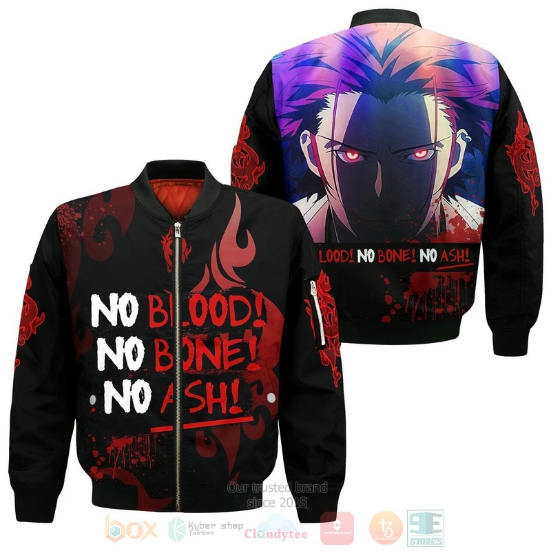 Mikoto Suoh Costume K Missing Kings Anime Sweater 3D Hoodie Bomber Jacket 1 2 3