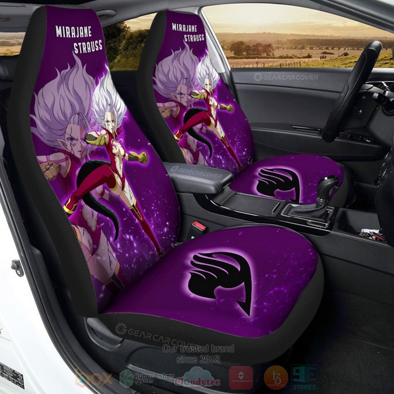Mirajane Strauss Fairy Tail Anime Car Seat Cover