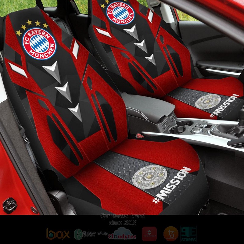 Mission Fc Bayern Munchen Red Car Seat Cover