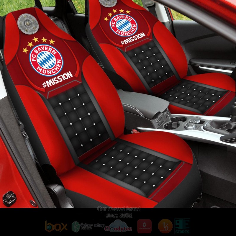 Mission Fc Bayern Munchen Reds Car Seat Cover