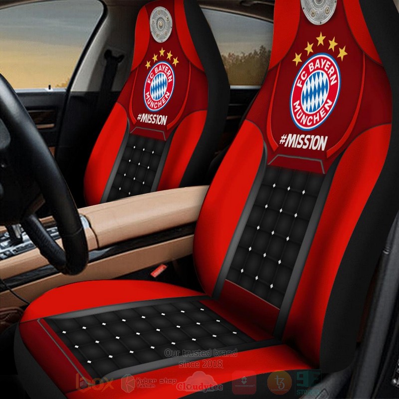 Mission Fc Bayern Munchen Reds Car Seat Cover 1