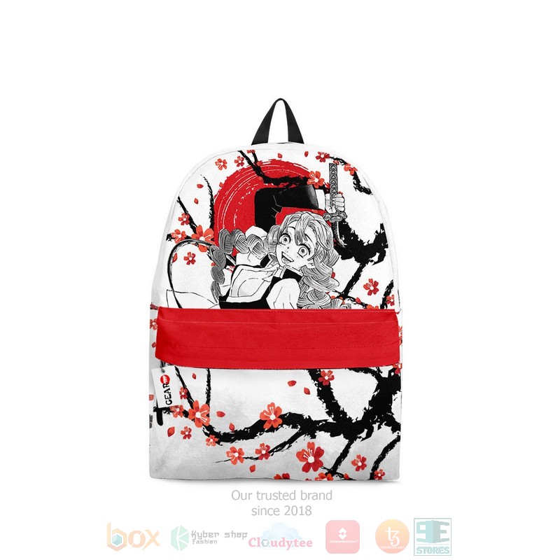 Mitsuri Kanroji Kimetsu White Anime Backpack