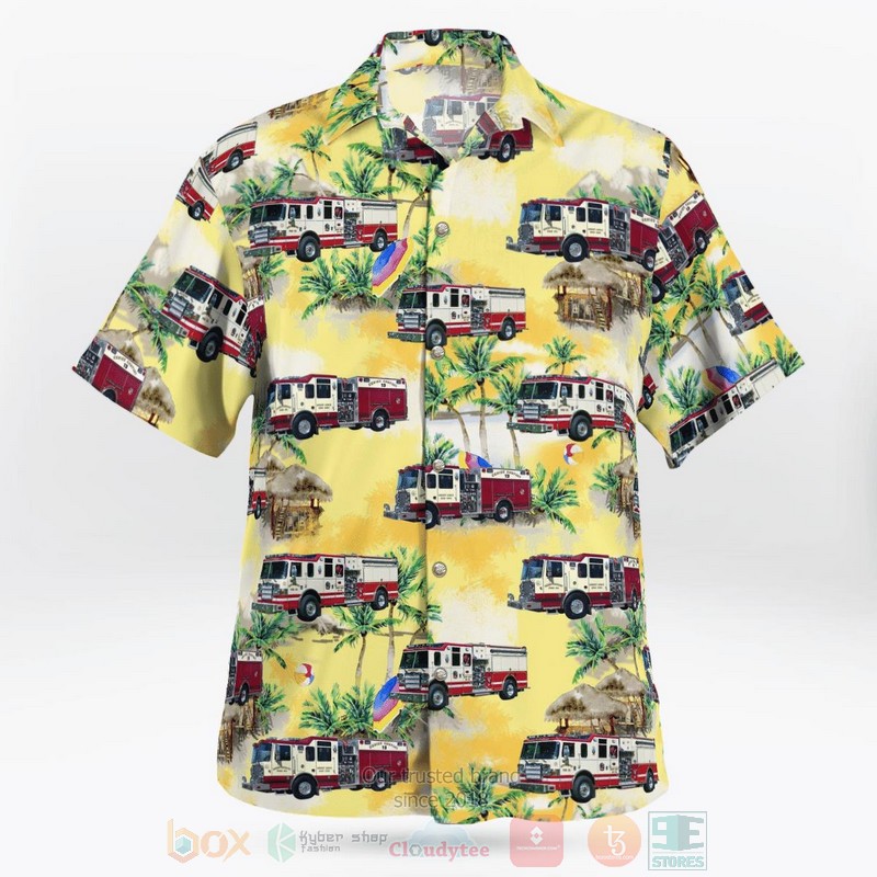 Mount Kisco New York Independent Fire Company Hawaiian Shirt 1
