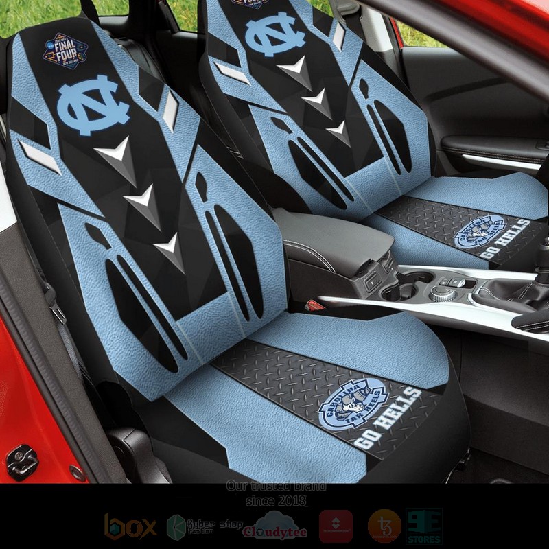 NCAA North Carolina Tar Heels Go Hells Light Blue Car Seat Cover