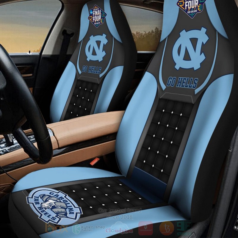 NCAA North Carolina Tar Heels Go Hells Light Blues Car Seat Cover 1