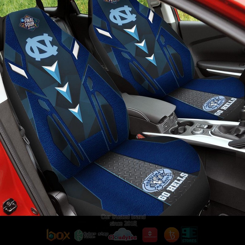 NCAA North Carolina Tar Heels Go Hells Navy Car Seat Cover