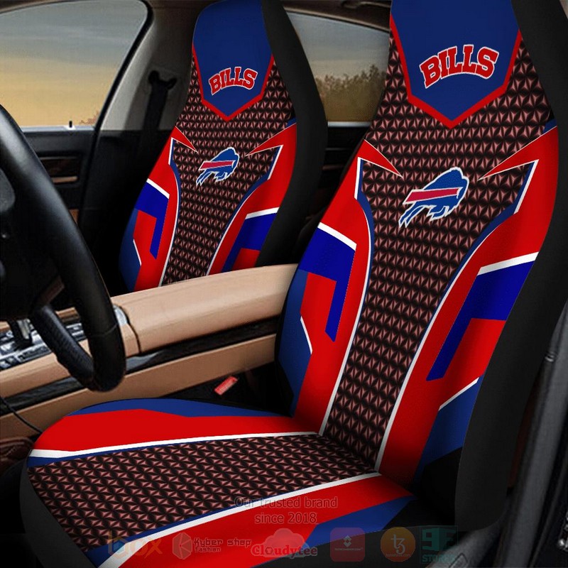 NFL Buffalo Bills Red Brown Car Seat Cover 1