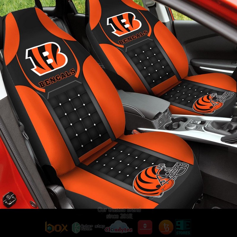 NFL Cincinnati Bengals Orange Car Seat Cover