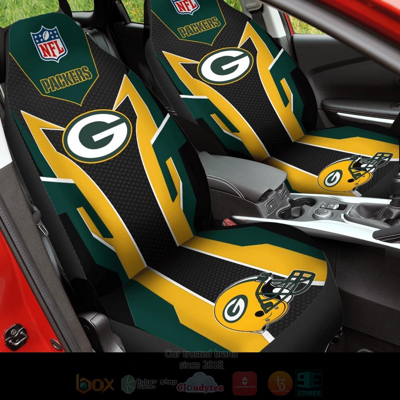 NFL Green Bay Packers Black Green Car Seat Cover