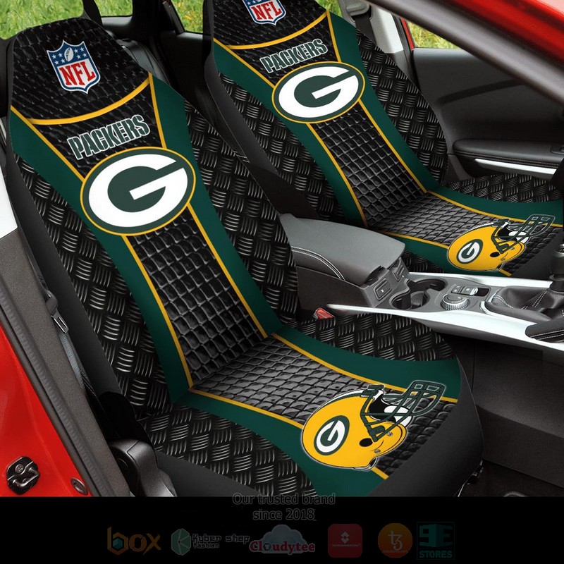 NFL Green Bay Packers Green Black Car Seat Cover